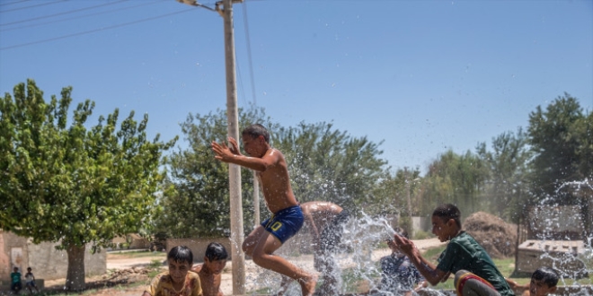 anlurfa ile Malatya'da scak hava bunaltt