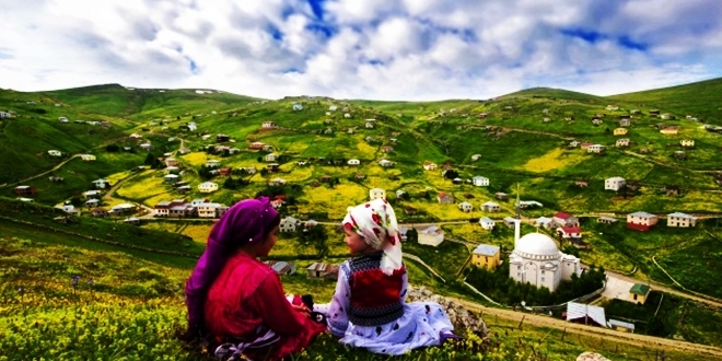 Karadeniz yaylalarnda bayram renkleri