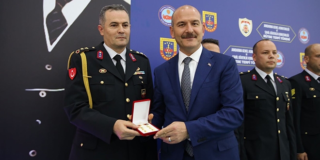 Bakan Soylu, rtbe terfi trenine katld