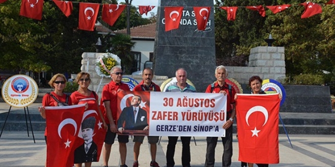 30 Austos iin 8 saatte 41 kilometre yol yrdler