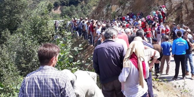 Giresun'daki trafik kazas: 5 l, 8 yaral