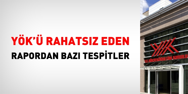 YK' rahatsz eden rapordan baz tespitler