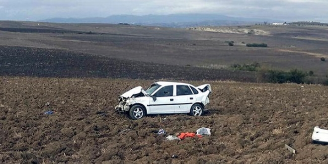 Taklalar atarak tarlaya utu