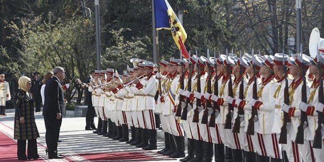 Cumhurbakan Erdoan Moldova'da