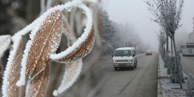 Meteorolojiden 5 il iin don ve buzlanma uyars