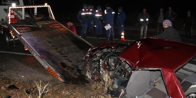 Konya'da trafik kazas: 2 l, 2 yaral