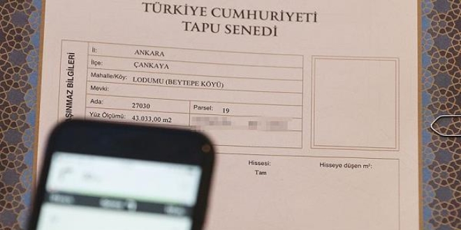 Kimlik numaral QR kodlu yeni tapular geliyor