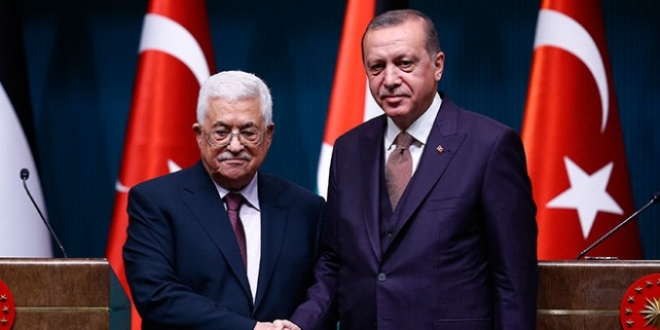 Erdoan, Abbas ile telefonda grt