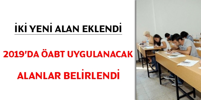 2019'da ABT uygulanacak alanlar belirlendi