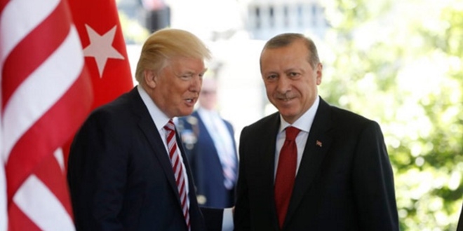 Erdoan ile Trump grt