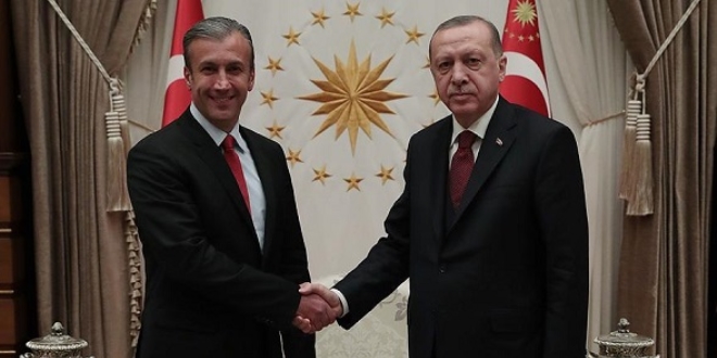 Cumhurbakan Erdoan, Tareck El Aissami'yi kabul etti