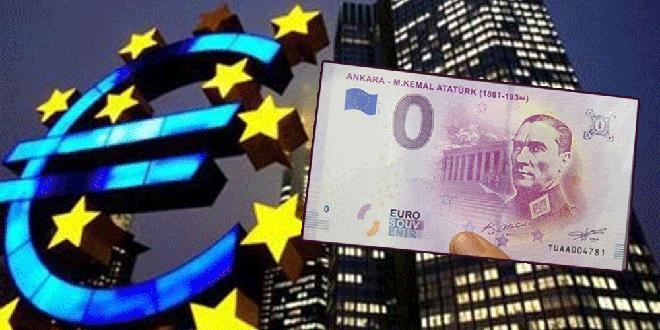 Avrupa Merkez Bankas Atatrk portreli 'Euro' bast