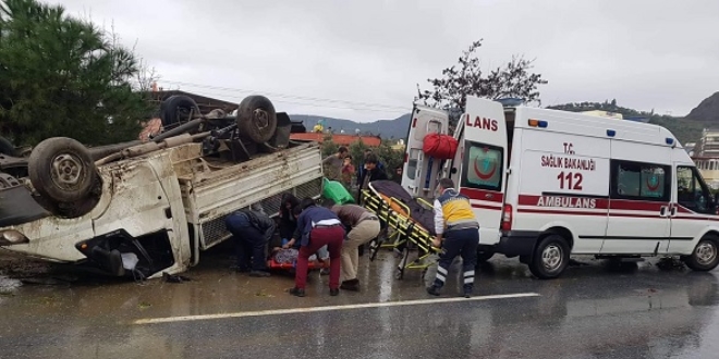 Aydn'da trafik kazas: 1 l