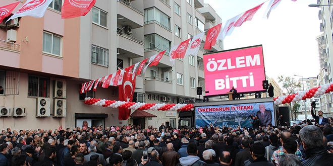 skenderun'da eski bakan yeniden aday oldu