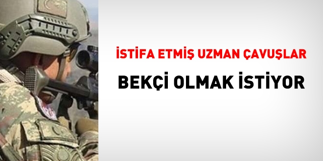 stifa etmi uzman avular, beki olmak istiyor