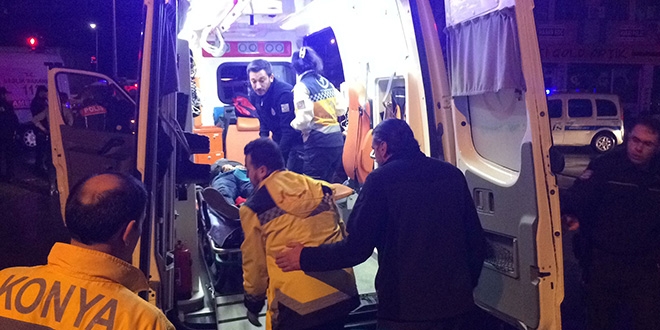 Konya'da ambulans ile polis arac arpt: 5 yaral