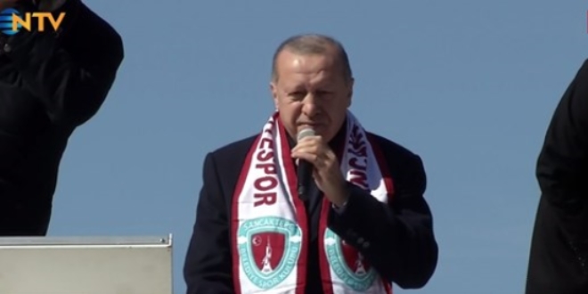 Erdoan: Kiranz veriyoruz, yeter ki evler boalsn