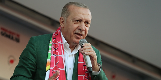 Erdoan: 120 bin kiiyle mitingimizi yaptk