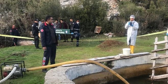 Antalya'da kar koca su kuyusunda l bulundu