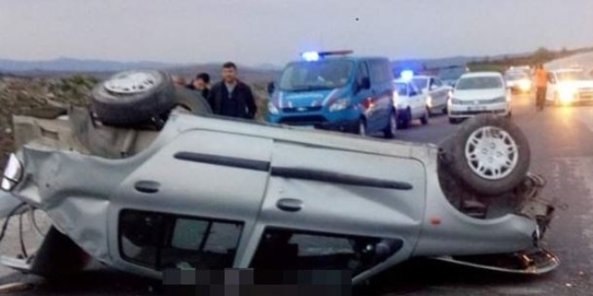 Samsun'da trafik kazas: 1 l, 3 yaral