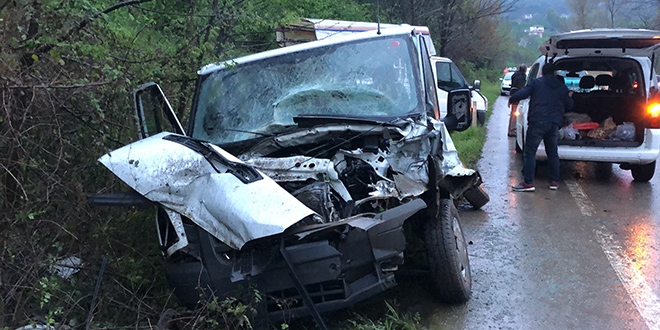 Ordu'da trafik kazalar: 9 yaral