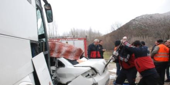 Tokat'taki otobs kazasnda len 7 kiinin isimleri belirlendi