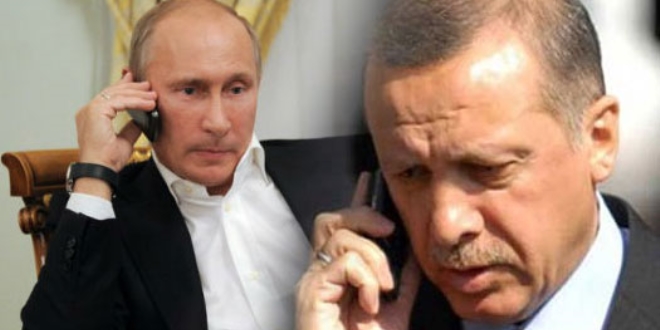 Cumhurbakan Erdoan, Rusya Devlet Bakan Putin ile grt