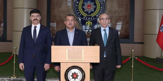 Celal Uzunkaya, Samsun Emniyeti'ni ziyaret etti