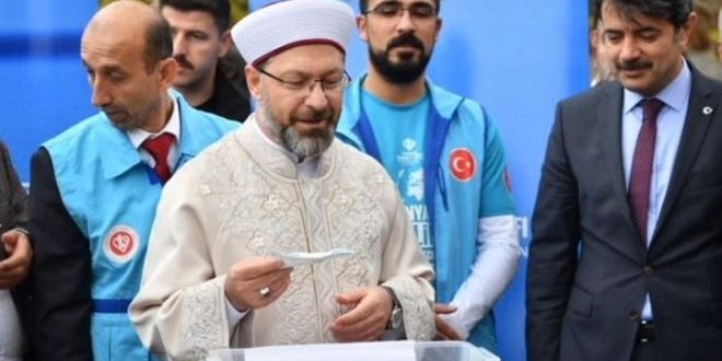 Diyanet leri Bakan Erba'tan zekat ars