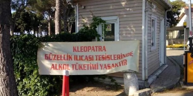 Bergama Belediye Bakan'ndan alkol yasa aklamas