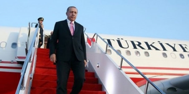 Cumhurbakan Erdoan Tacikistan'a geldi