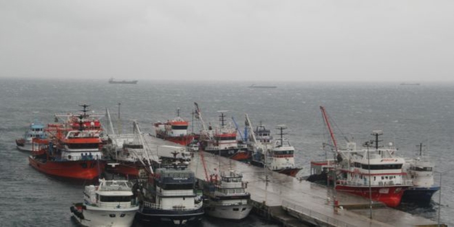 Sinop'da iddetli rzgar etkili oldu