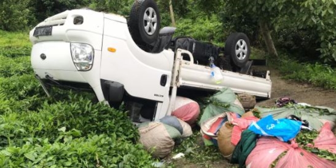 Rize'de trafik kazas: 8 yaral