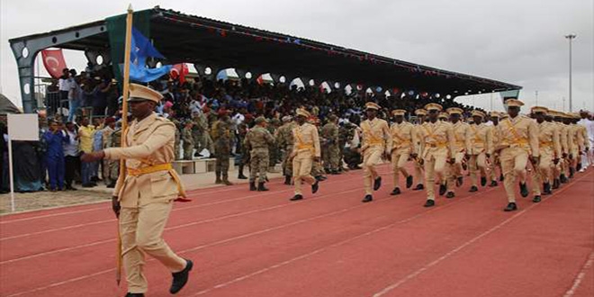 Somali'deki Trk askeri eitim ss 152 mezun verdi