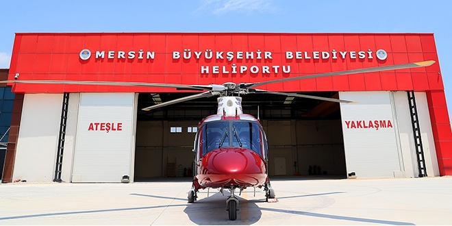 Mersin'de hava taksi hizmete girdi