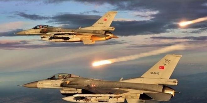 Kuzey Irak'a hava harekatnda 4 terrist ldrld