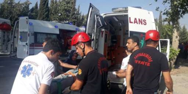 Kahramanmara'ta trafik kazas: 12 yaral