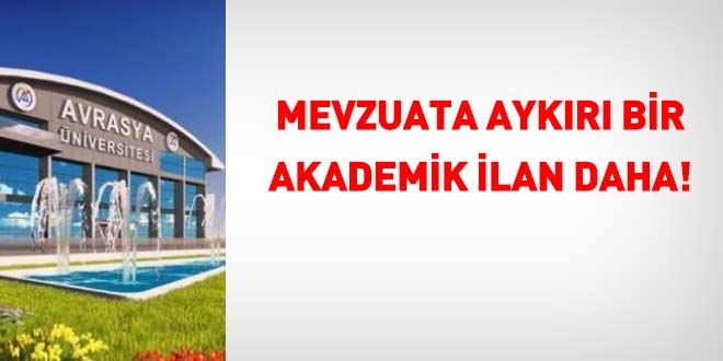 Vakf niversitesi, retim grevlisi ilannda yabanc dil puan istemedi