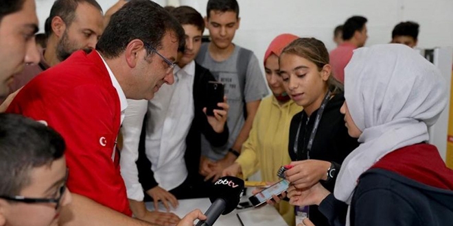 Ekrem mamolu TEKNOFEST'e katld, Cezeri'yi inceledi