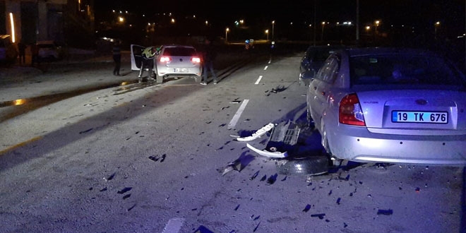 orum'da trafik kazas: Kar koca hayatn kaybetti