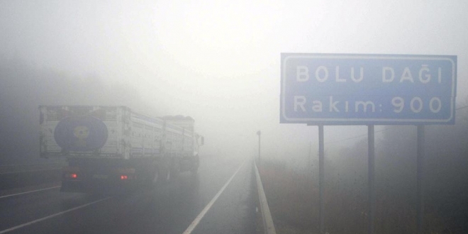 Bolu Da'nda youn sis ulam aksatyor