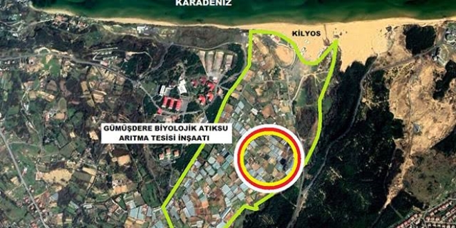 Doa harikas Kilyos plajna 'atksu artma tesisi' tehdidi