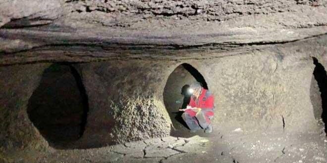 Kayseri'de 26 girii bulunan yeralt ehri bulundu