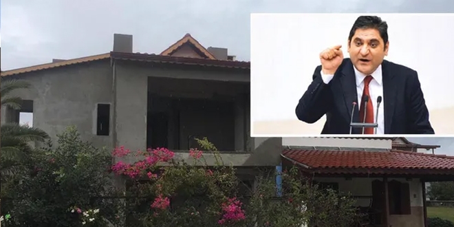 CHP'li Aykut Erdodu'nun villas mhrlendi