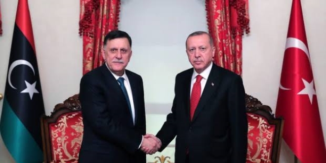 Cumhurbakan Erdoan, Sarraj' kabul etti