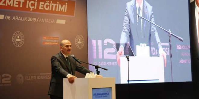 Soylu: Dertlemek iin 112'yi aramayn