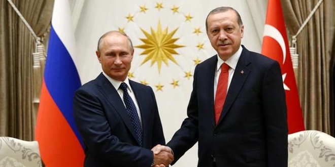 Cumhurbakan Erdoan, Putin ile telefonda grt