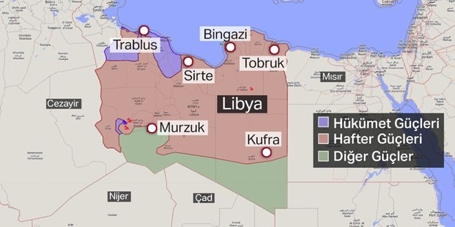 Libya'da, Hafter atekesi bozduunu duyurdu