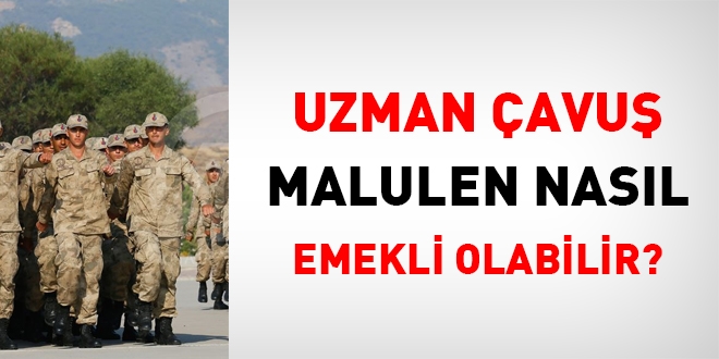 Uzman avu malulen nasl emekli olabilir?