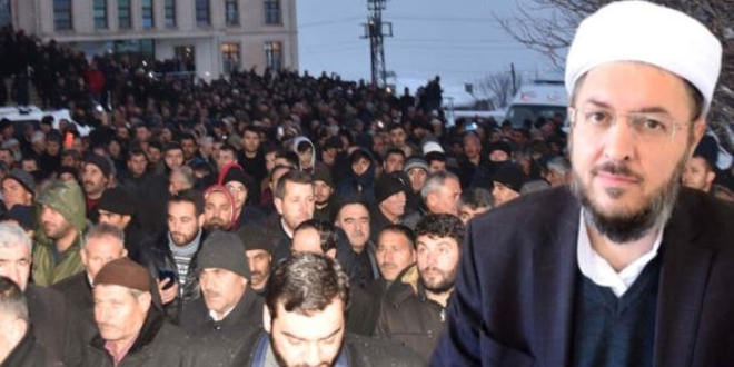 Bitlis'li kanaat nderinin cenazesine 10 binler katld